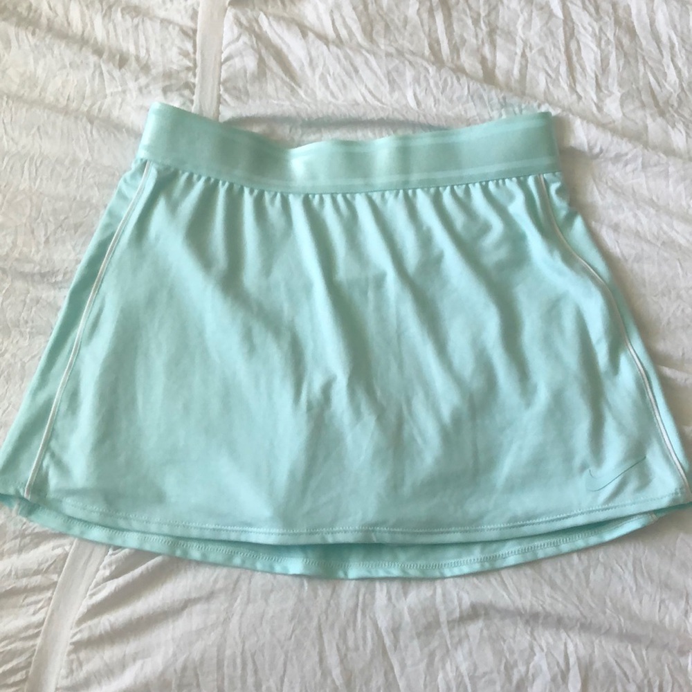 light blue nike tennis skirt